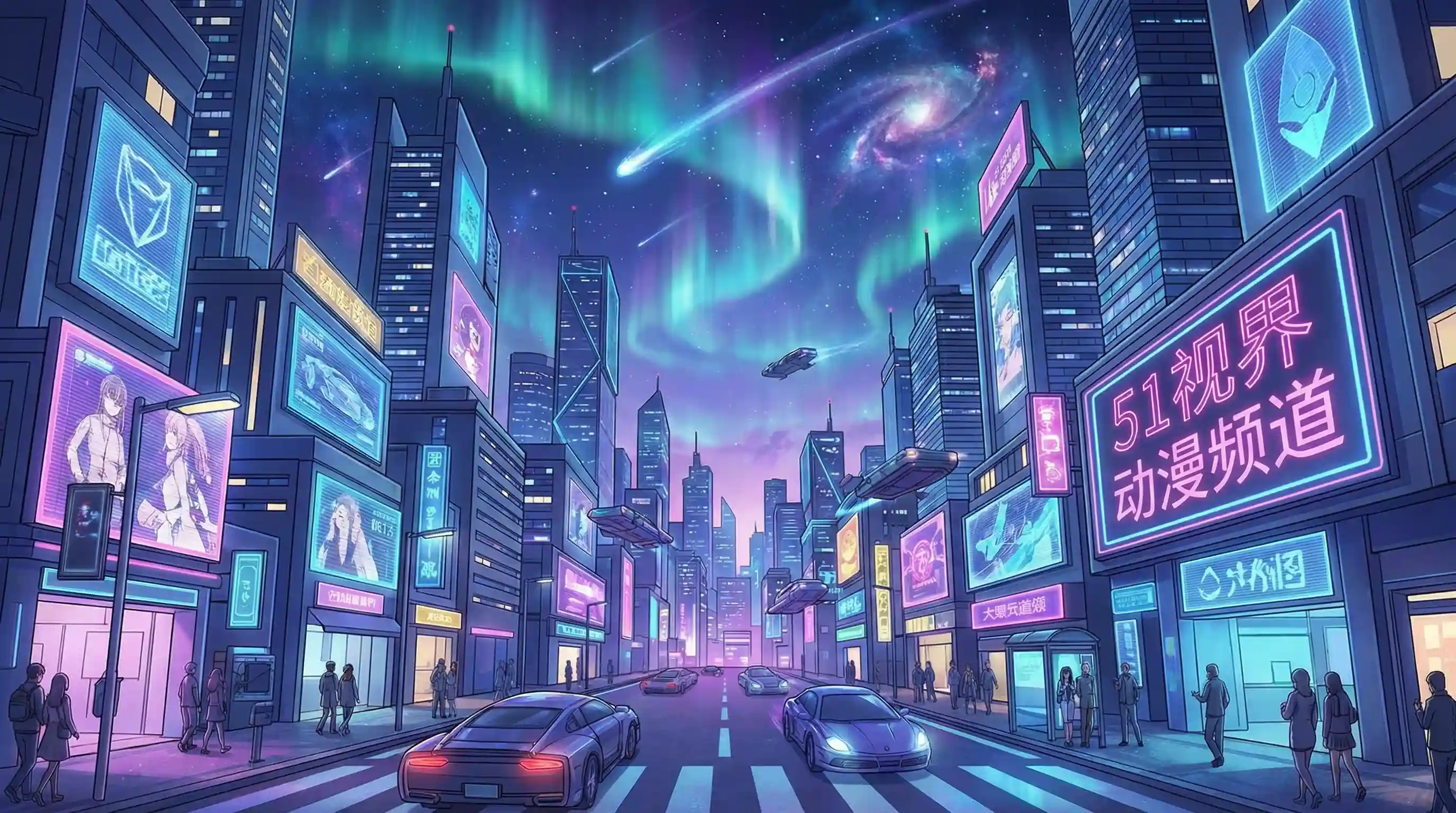 日式动漫风格城市夜景 - 最新合集 动漫推荐